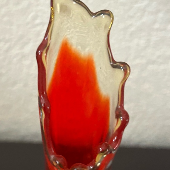 MCM L.E. Smith Amberina Vase - Picture 7 of 11